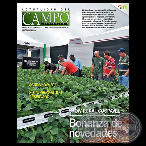 CAMPO AGROPECUARIO - AO 10 - NMERO 116 - FEBRERO 2011 - REVISTA DIGITAL