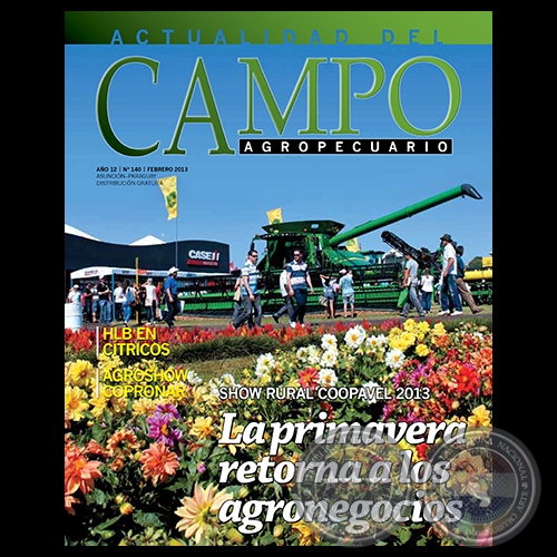 CAMPO AGROPECUARIO - AO 12 - NMERO 140 - FEBRERO 2013 - REVISTA DIGITAL