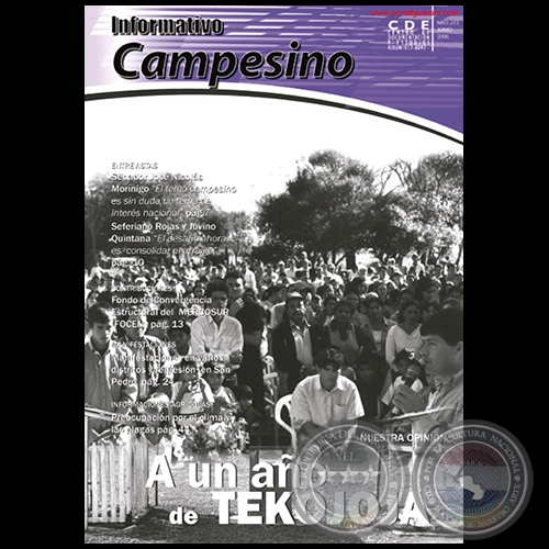 INFORMATIVO CAMPESINO 213 - JUNIO 2006