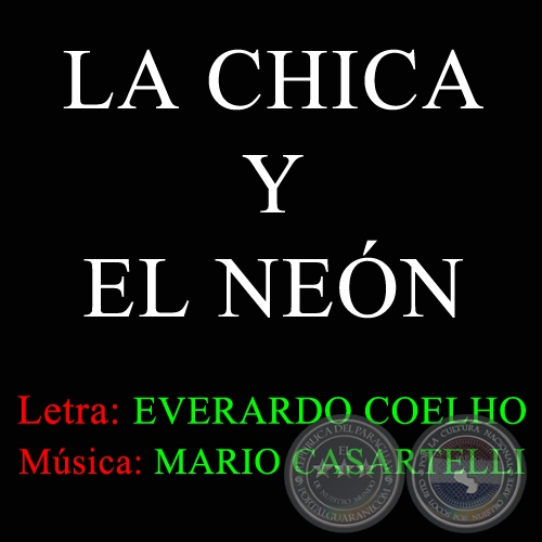 LA CHICA Y EL NEN - Letra de EVERARDO COELHO