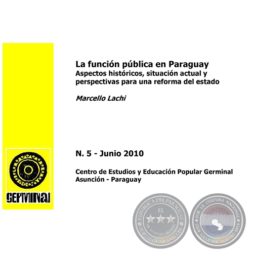 LA FUNCIN PBLICA EN PARAGUAY - GERMINAL - DOCUMENTOS DE TRABAJO N 5 JUNIO 2010