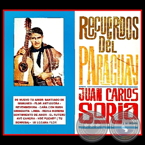 RECUERDOS DEL PARAGUAY - JUAN CARLOS SORIA - Ao 1965