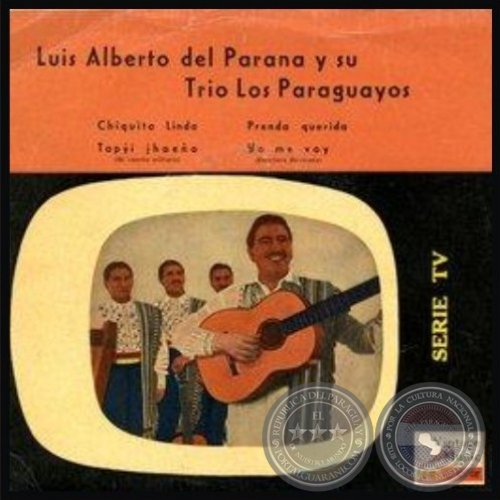 VINTAGE WORLD N 8 - LATINOAMERICA - LUIS ALBERTO DEL PARAN Y SU TRO LOS PARAGUAYOS - Ao 1958
