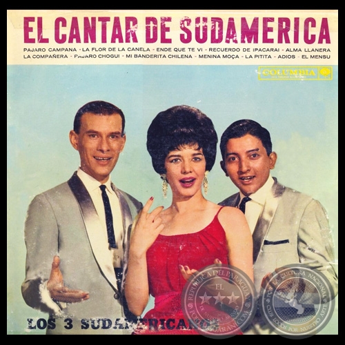 EL CANTAR DE SUDAMERICA - LOS 3 SUDAMERICANOS - Ao 1960