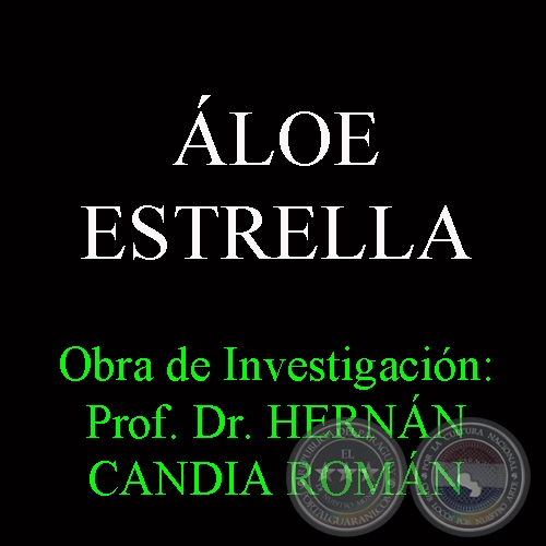 LOE ESTRELLA - Obra de Investigacin: Prof. Dr. HERNN CANDIA ROMN