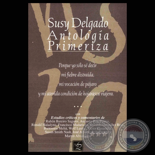 ANTOLOGA PRIMERIZA - Poemario de SUSY DELGADO - Ao 2001