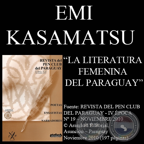 LA LITERATURA FEMENINA DEL PARAGUAY (Ensayo de EMI KASAMATSU)