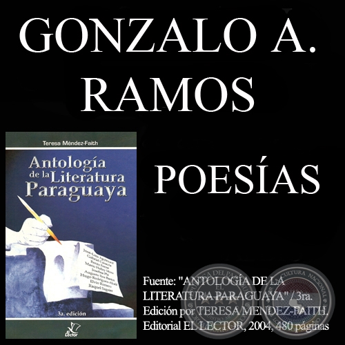 HECHIZOS, EL ADIOS y MARZO HEROICO - Poesías de GONZALO A. RAMOS 