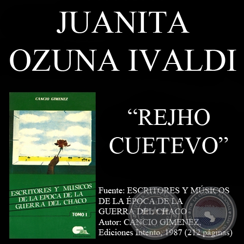 REJHO CUETEVO (Poesa de JUANITA OZUNA IVALDI)