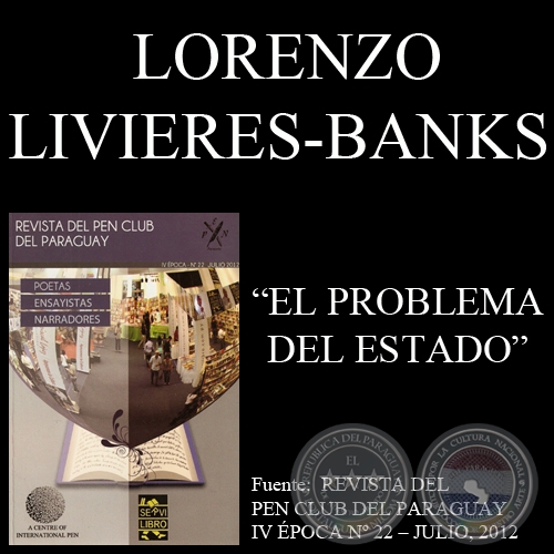 EL PROBLEMA DEL ESTADO - Ensayo de LORENZO LIVIERES-BANKS 