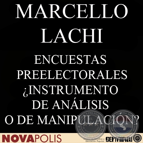 ENCUESTAS PREELECTORALES INSTRUMENTO DE ANLISIS O DE MANIPULACIN? (INTRODUCCIN) - FEBRERO DE 2003