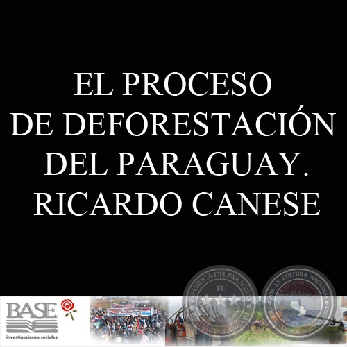 EL PROCESO DE DEFORESTACIN DEL PARAGUAY - Por RICARDO CANESE - Ao 1988