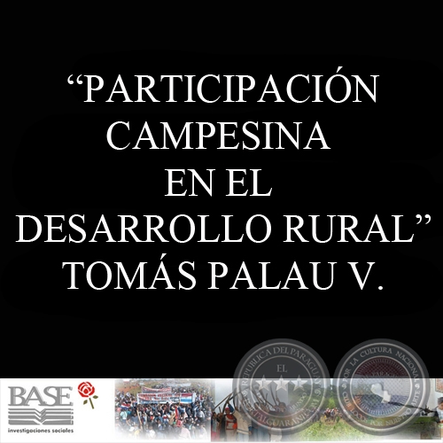 PARTICIPACIN CAMPESINA EN EL DESARROLLO RURAL (TOMS PALAU VILADESAU)