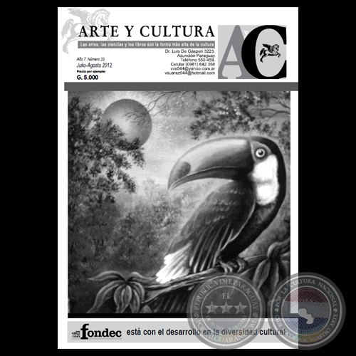 ARTE Y CULTURA - Nmero 33, 2012 - Direccin: Lic. VICTORIO V. SUREZ