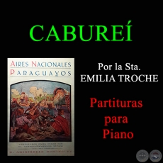 CABURE - Partitura para Piano