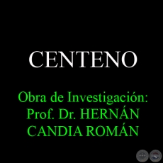 CENTENO - Obra de Investigacin: Prof. Dr. HERNN CANDIA ROMN