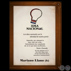 IDEA NACIONAL, 2014 - Por MARIANO RAIMUNDO LLANO DAZ DE VIVAR