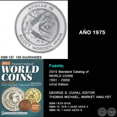 KM# 157 150 GUARANIES - AO 1975 - MONEDAS DE PARAGUAY