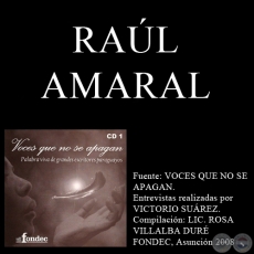 VOCES QUE NO SE APAGAN - RAL AMARAL