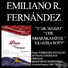 1 DE MARZO, CHE MBARAKAMNTE y GUAVIRA POTY - Letras: EMILIANO R. FERNNDEZ
