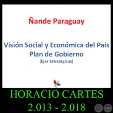 ANDE PARAGUAY - PLAN DE GOBIERNO PROPUESTO POR HORACIO CARTES 2.013  2.018