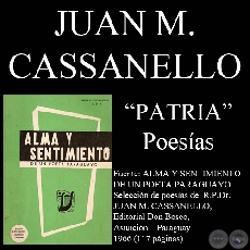 PATRIA (Poesas de JUAN CASSANELLO)
