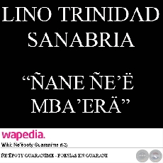 ANE E MBAER - Poesa de LINO TRINIDAD SANABRIA