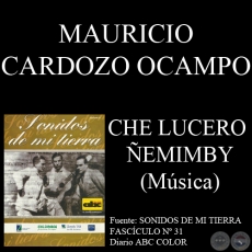 CHE LUCERO EMIMBY - Msica de MAURICIO CARDOZO OCAMPO - Letra de EMILIANO R. FERNNDEZ