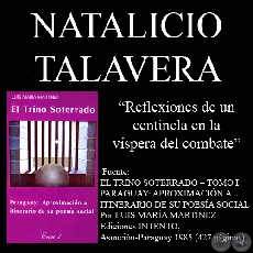REFLEXIONES DE UN CENTINELA - Poesa de NATALICIO TALAVERA