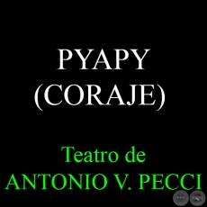 PYAPY (CORAJE) - Por ANTONIO V. PECCI - Coautora NATALY VALENZUELA - Año 2014