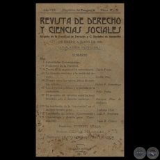 REVISTA DE DERECHO Y CIENCIAS SOCIALES - AO VIII - NMEROS 27 y 28 - Director: CELSO R. VELZQUEZ 