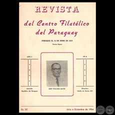 AO V  N8, 1964 - REVISTA DEL CENTRO FILATLICO - Director Dr. LUIS MARCELINO FERREIRO