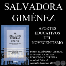 APORTES EDUCATIVOS DEL NOVECENTISMO - Por SALVADORA GIMNEZ 