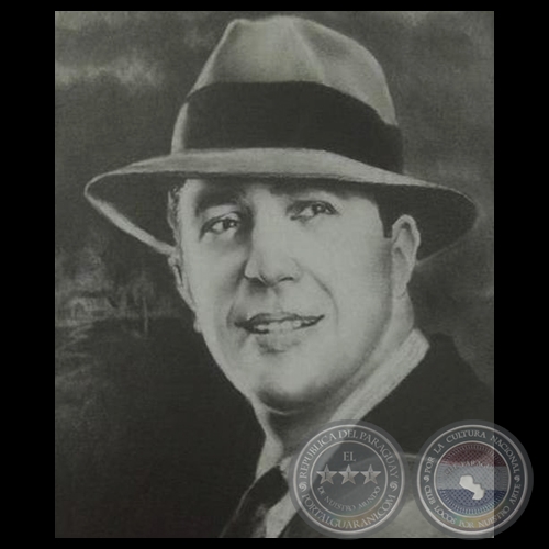 CARLOS GARDEL, 2012 - Retrato a lpiz de MILCIADES LARROZA