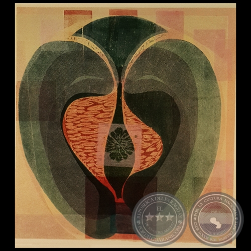 SERIE DE LOS ALQUIMISTAS, 1977 - Xilografa de EDITH JIMNEZ