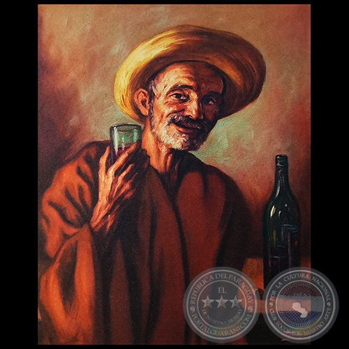 CAMPESINO BEBIENDO - leo de LEONARDO TORFS