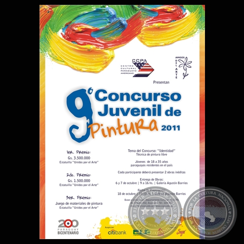 9 CONCURSO JUVENIL DE PINTURA, 2011 (CCPA y ASOCIACIN AMIGOS DEL ARTE)