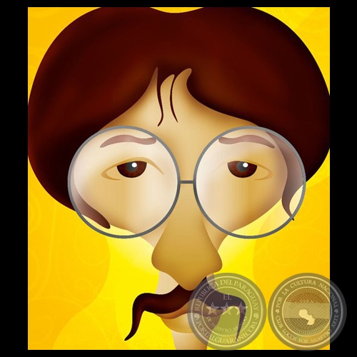 CARICATURA DE JOHN LENNON - Ilustracin de VCTOR COLMN