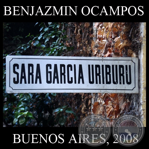 SARA GARCA URIBURU, 2008 - Exposicin de pinturas de BENJAZMIN OCAMPOS