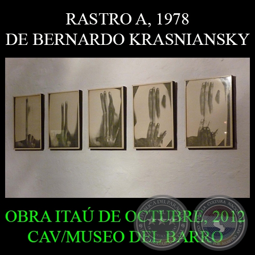 RASTRO A, 1978 DE BERNARDO KRASNIANSKY - OBRA ITA DEL MES DE OCTUBRE, 2012