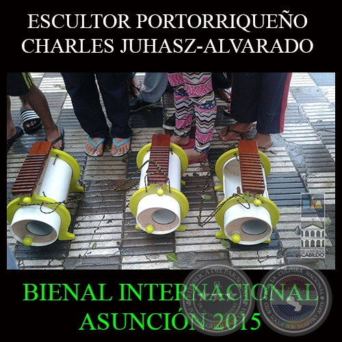 MSICA CON UNA CAJA DE LUSTRABOTAS - CHARLES JUHASZ-ALVARADO - BIA - BIENAL INTERNACIONAL DE ASUNCIN 