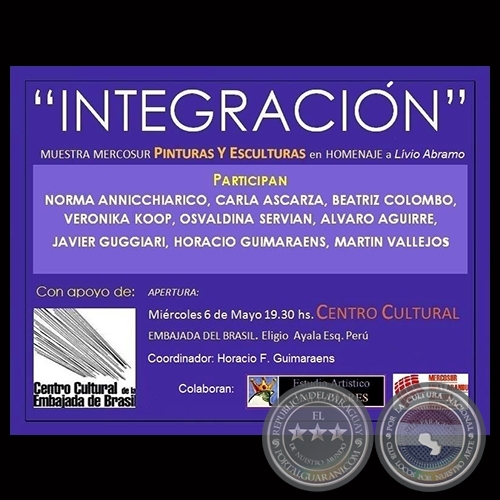 MUESTRA INTEGRACIN, 2015 - HOMENAJE A LIVIO ABRAMO - Obras de MARTN VALLEJOS