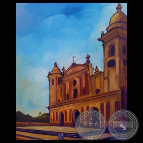 CATEDRAL DE ASUNCIN, 2009 - leo sobre tela de ROBERTO MORELLI