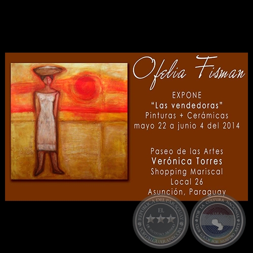 LAS VENDEDORAS - Pinturas y Cermicas de OFELIA FISMAN - 22 de Mayo 2014