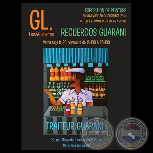 RECUERDOS GUARANI, 2014 - ELONORE GUILLEMIN & GUILLERMO RIQUELME