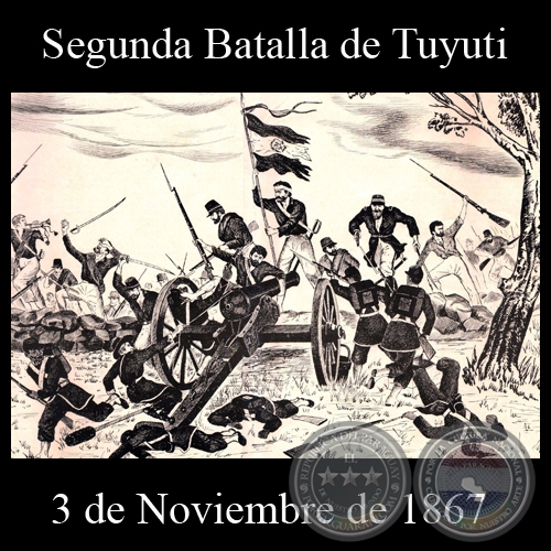 SEGUNDA BATALLA DE TUYUTI - 3 DE NOVIEMBRE DE 1867 - Dibujo de WALTER BONIFAZI 