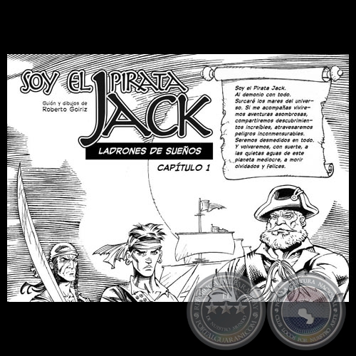 SOY EL PIRATA JACK - LADRONES DE SUEOS, 2012 - Guin y dibujos de ROBERTO GOIRIZ 