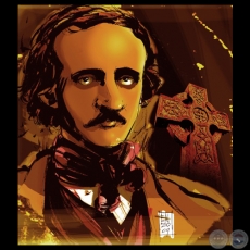 EDGAR ALLAN POE - Caricatura de ENZO PERTILE