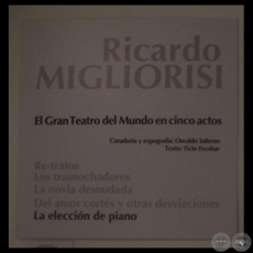 LA ELECCIÓN DE PIANO, 2013 - Del artista RICARDO MIGLIORISI