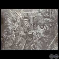 REVOLUCIN DEL 47, 1954 - leo sobre madera de ALDO DEL PINO